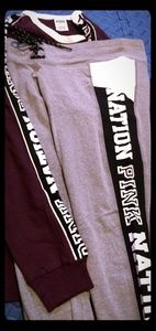 Victoria secret Pink campus Long sleeve tee with l